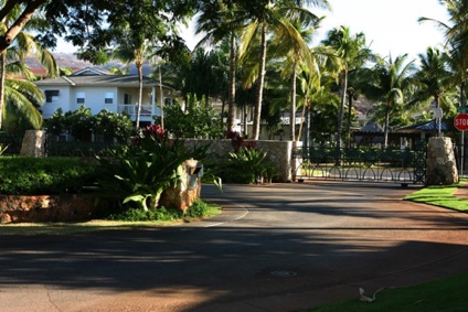 Coconut Plantation Front Gate